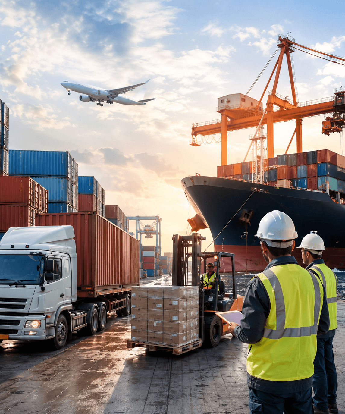 Clearing and forwarding logistics operation
